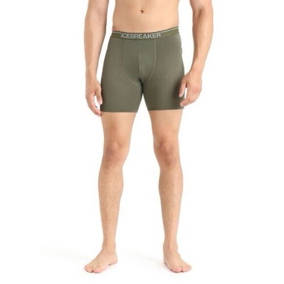 Icebreaker Men's Merino Bodyfit Anatomica Long Boxers Underwear Loden XL - Picture 1 of 9